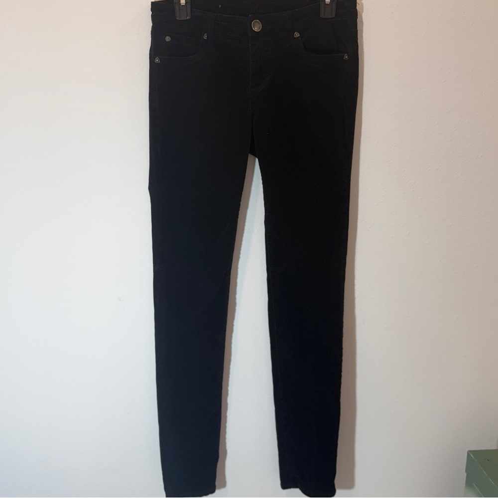 Kut from the Kloth Corduroy Skinny Pants Size 4 Black